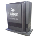 Pylon Signs Display Stand with LED Lightbox as Advertising Equipment